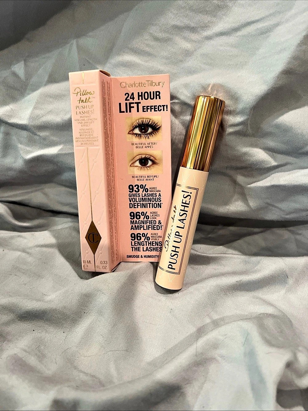 Charlotte Tilbury Pillow Talk Push Up Lashes! Mascara Black NWT